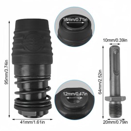 SQLJYU SDS Plus Max Chisel Adapter Set, SDS Chuck Adapter, SDS Adapter Quick Release Drill Chuck - Quick and Efficient Drill Change for Maximum Productivity
