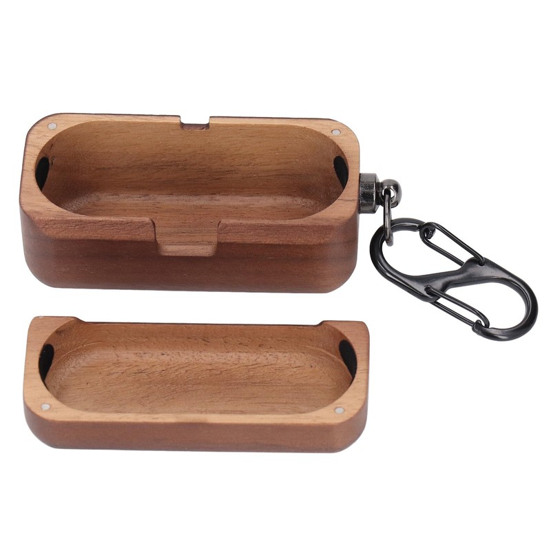 Wood Earbuds Case, Wood Protective Case for AZ80 Fine Polished