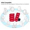 VIIMAKE 6pcs Rectangle Clear Adhesive Replacement Kit, for Magnetic Dashboard