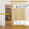 Concealed Sliding Barn Door Hardware Kit,48" Heavy Duty Sliding Door