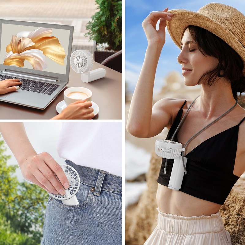 HandFan Handheld Fan, Portable Fan, 4,500 mAh, Large Capacity, Type-C