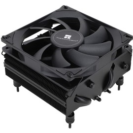 Thermalright AXP90-X53 black Low Profile CPU Air Cooler, 53mm Height, TL-9015B Slin PWM Fan, AGHP Technology, For AMD AM4/Intel 1150/1151/1155/1156/1200(black)