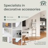 EVI Door Stoppers | Leather Brass Door Stop - Adhesive