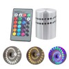 3W RGB LED Wall Light Lamp Spiral Hole Luminous Lighting