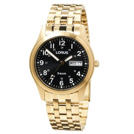 Lorus Men Analogue Quartz Watch with Metal Strap RXN76DX9