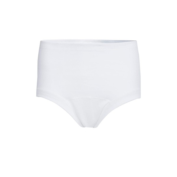 conta Incontinence Waist Briefs with Leak Protection for All Standard Pads Classic Women's Clothing in White Size: 38/S