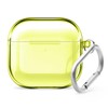 [elago] AirPods 4 Compatible Case, Transparent, Clear Cover, Carabiner Included,