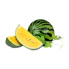 KIRA SEEDS - Seeds Yellow Watermelon 11 lbs - Fruits for Planting - GMO Free