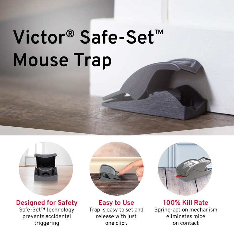Victor M070 Safe-Set Mouse Trap - 2 Traps