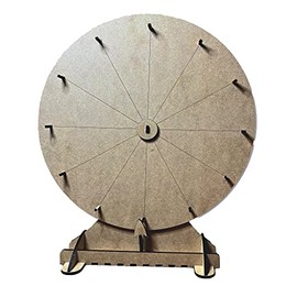 Geekilicious Art DIY Multi Purpose Spinning Wheel Decision Maker | Completed Size: 3.0 x 11.0 x 13.0 in. | Assembly Required
