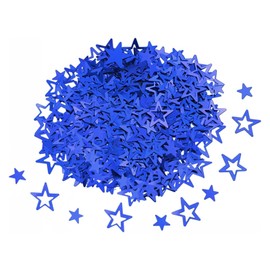 ALEGRE® Pack of 500 Christmas Confetti Blue Stars, Glitter Decoration Christmas Table Decoration, Decorative Stars Confetti Christmas Table Decoration, Glitter Stars Confetti Birthday, Wedding, New