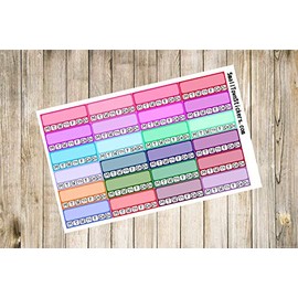 Habit Tracker Stickers for Planners such as Erin Condren and Happy Planner