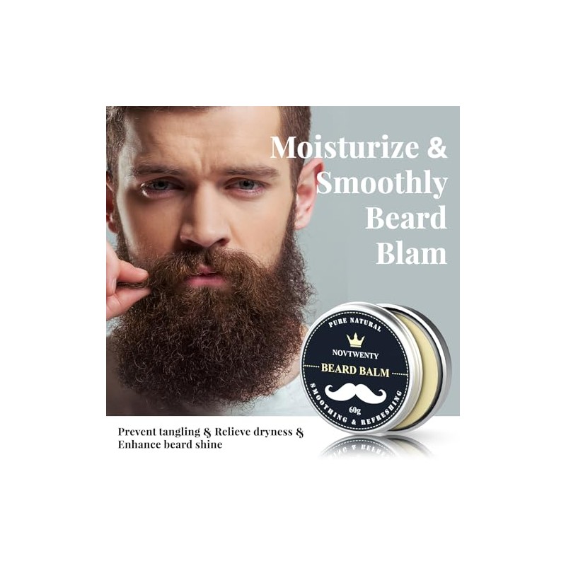 Beard Growth Kit Pcs Care For Men Includes Wash Oil
