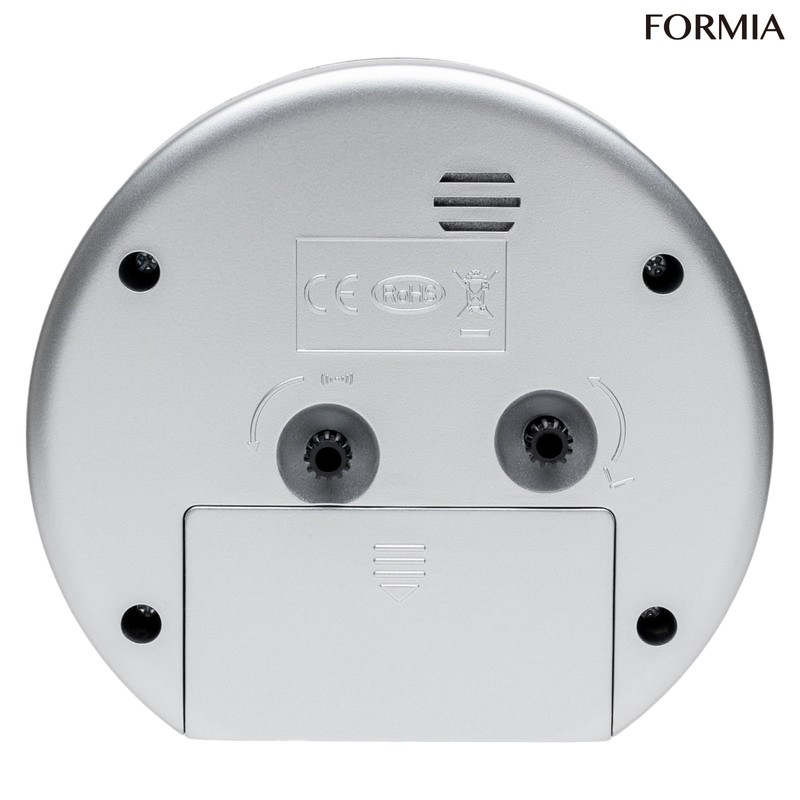 Formia HT-008 Alarm Clock, Easy to Read, Simple, Analog, Electronic
