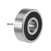 sourcing map 628-2RS Deep Groove Ball Bearings Z2 8mm X