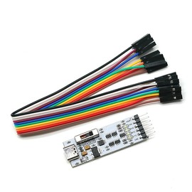 diustou USB to TTL Serial Module, Multi-Level Version, Support 5V/3.3V/2.5V/1.8V Four Level Switching, Serial Master chip can be Selected(TC,CH340)
