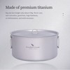 Boundless Voyage Outdoor Camping Titanium Pot 5.0L Stockpot with Lid