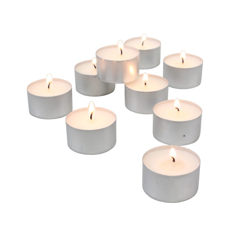 Stonebriar Bulk 300 Count,Unscented Smokeless Long Burning Tea Light Candles