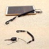 Curl Cord Strap, Coil Strap, Extendable, Carabiner, Smartphone, Phone, Periodically,
