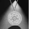 VASSAGO Stainless Steel Seal of The 7 Archangels Pendant Necklace