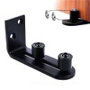 GIFSIN Floor Guide Adjustable Sliding Barn Door Floor Guide Roller