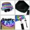 Holographic Bucket Bags and Purse for Women Men Drawstring Hobo