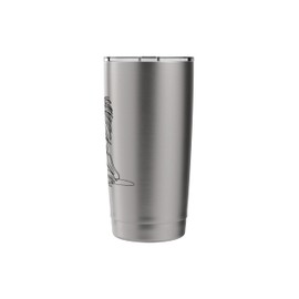 Yorkie – Minimalist Yorkshire Terrier Dog Lover design Stainless Steel Insulated Tumbler