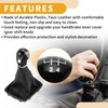 Partuto 5 Speed Manual Gear Shifter Knob with Cover -