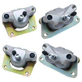 DUZFOREI Front Rear Brake Calipers 4 Pcs Replacement for Polaris Side by Side RZR 800 2008-2014, RZR S 800 2009-2014, Replaces 1911529 1911530 1911544 1911545, Left & Right