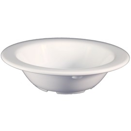 Z-Moments Western Melamine Fruit Bowl Monkey Bowl 4 oz. 4-3/4" dia. White or Tan NSF (12, White)