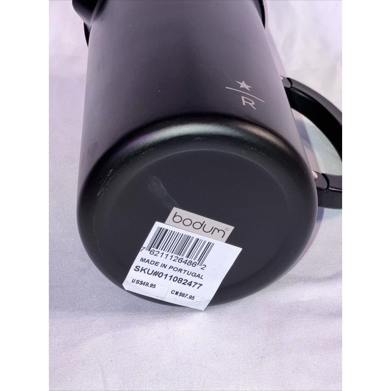 Starbucks Reserve Stainless Steel Coffee Press Matte Black New With