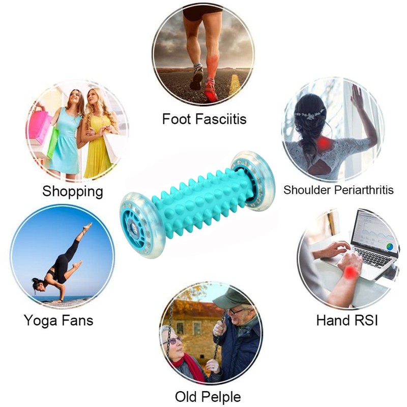 Foot Massager Roller Massager Foot Massage Roller Stick Portable Durable