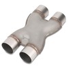 Vurkcy 2.5 inch Exhaust X Pipe, 2.5" Inlet 2.5" Outlet