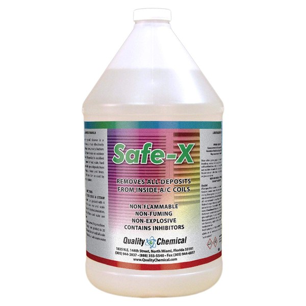 Safe-X Acid-based Air Conditioner Coil Cleaner-1 gallon (128 oz.)
