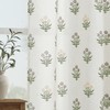 Brown Curtains 96 Inches Long 2 Panels Set,Sheer Patterned Floor