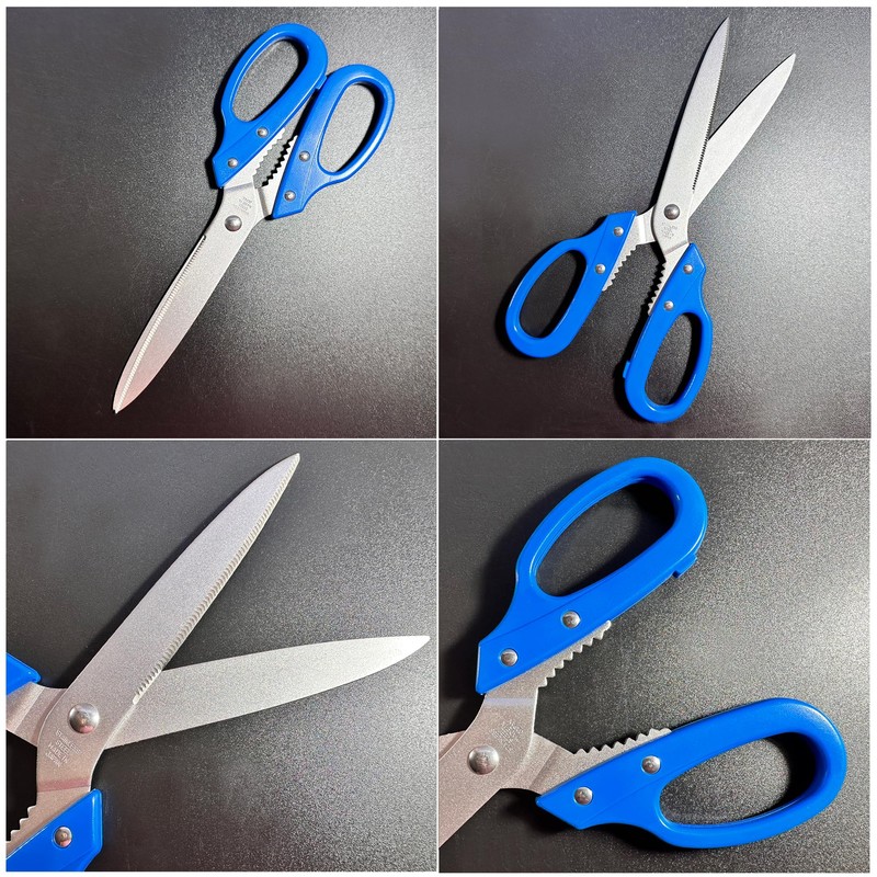 Multipurpose Kitchen Shears Heavy Duty Japan Tanaka Scissors Diamond Cut