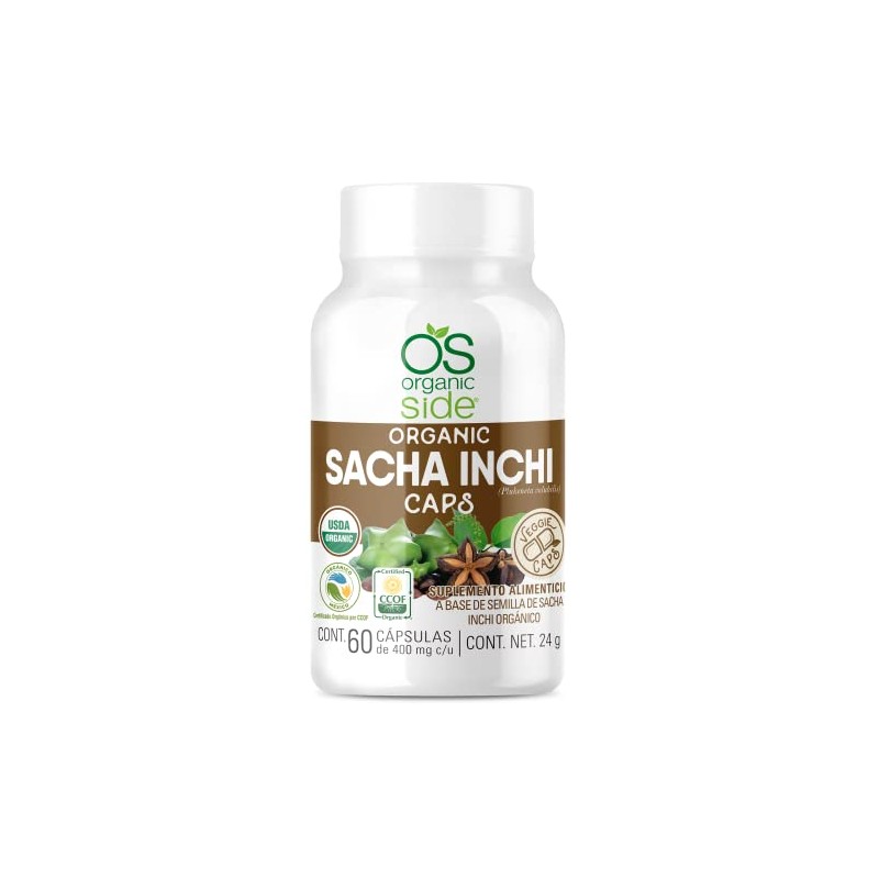 SACHA INCHI ORGÁNICA - USDA - 60 CÁPSULAS
