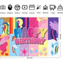 X Cartoon Photography Backdrop,Backdrop for Birthday Decoration,Shower Photography Banner Decoration.