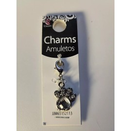 Cousins brand, Paw print Charm Sterling Silver Plated