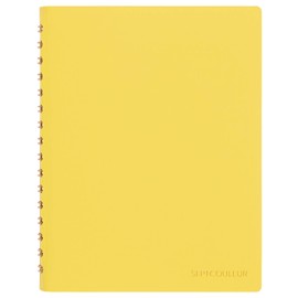 Maruman Septcouleur Lab Notebook, 5.98 x 4.57 Inches (A6), 3mm square grid, 100 sheets, Sunny Yellow (N769-04)