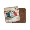 Route 66 American Cork Coasters (#4043) - Wooden Coasters