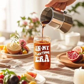 NOOMII 21st Birthday Gifts for Her | 21st Birthday Gifts for Girls | Glass Cups with Lids and Straws for Girls