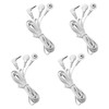 4 Count TENS Wires 3.5mm Plug to 3.5mm Snap Electrode