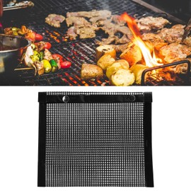 Natudeco BBQ Grill Mesh Bag Non‑Stick Grilling Bag Reusable Mesh Grilling Bags for Outdoor Grill Vegetables Grilling Pouches Grill Accessories BBQ Tools