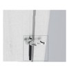Lyaciomn 6Pcs Hinge Pin Nickel Color Door Stopper Adjustable Heavy