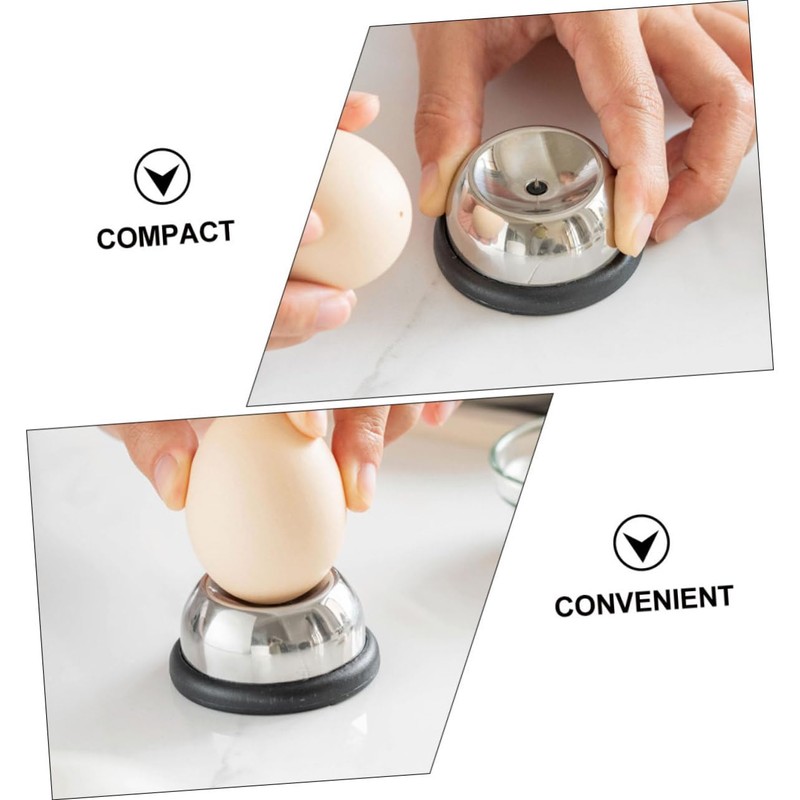 Ipetboom Stainless Steel Egg Pricker Tool Kitchen Egg Holder for