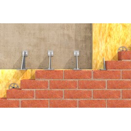 Fisher HV36 Heavy External Insulation Washers Steel (100 Pieces) 004286 External Insulation Anchor (Punched)