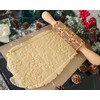Pinecones and Cardinals Scene Embossed Rolling Pin