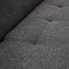 2East™ College Mini-Futon - Boucle Dark Gray