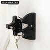 HILLMASTER Key Lockable 2 Sided Gate Latch Key,Self Locking Gate